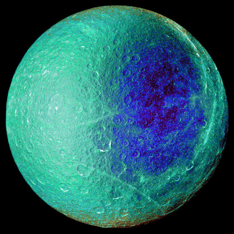 Satürn'ün Buzlarla Kaplı Uydusu Rhea
