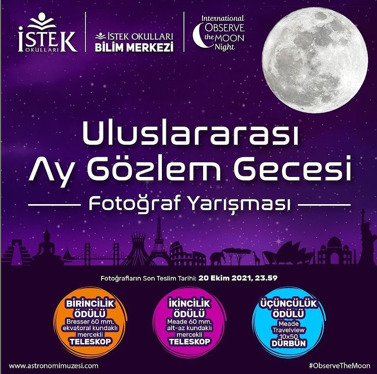 'Uluslararası Ay Gözlem Gecesi - Fotoğraf Yarışması'
