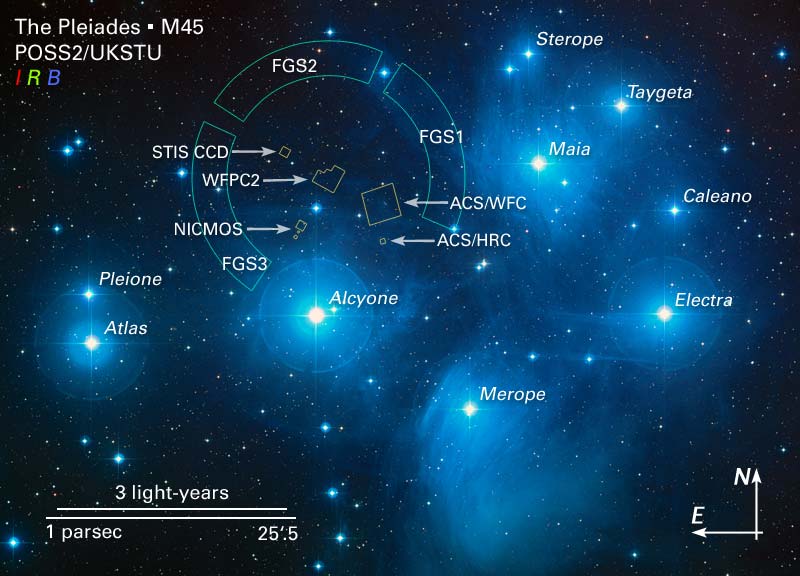 Pleiades (Ülker, Subaru, Yedi Kız Kardeş, Peren, M45)